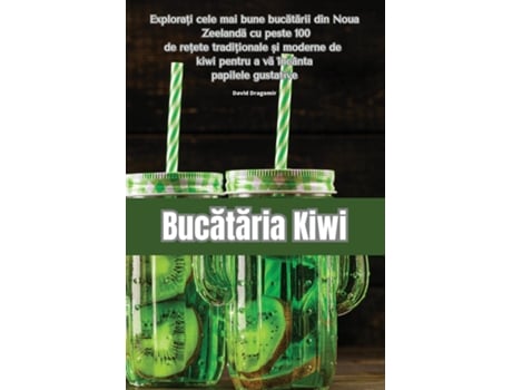 Livro Bucataria Kiwi de David Dragomir (Inglês)