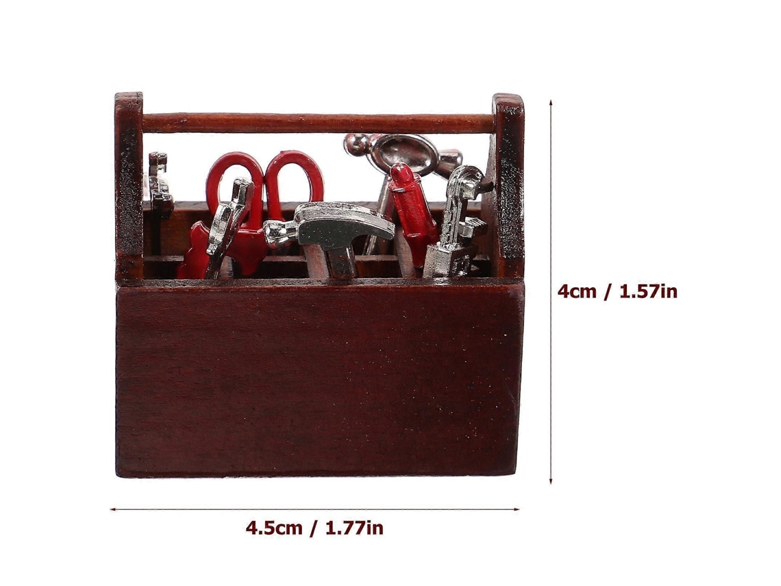 Conjunto De Ferramentas Em Miniatura Com Caixa De