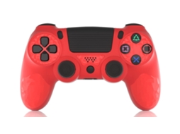 Controlador Sem Fio Compatível com Ps4/Ps4 Slim/Ps4 Pro com Sensor de Movimento de 6 Eixos/Entrada de Áudio de 3 5 Mm Azul