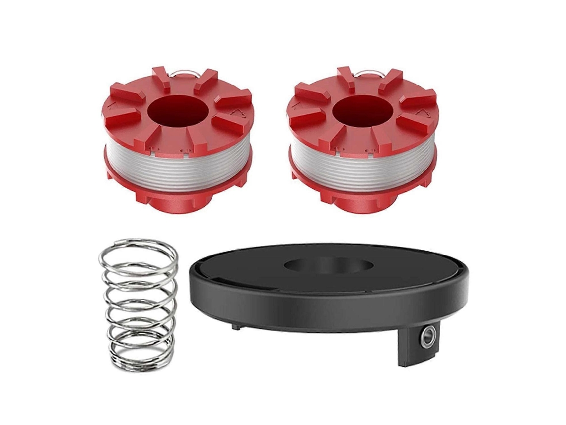 Conjunto De Peças De Reposição Para Cortador De Grama Einhell: 2 Bobinas + 1 Tampa + 1 Mola Helicoidal