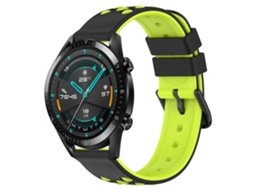 Pulseira De Silicone Poroso Bicolor Para Huawei Gt2 46mm 22mm