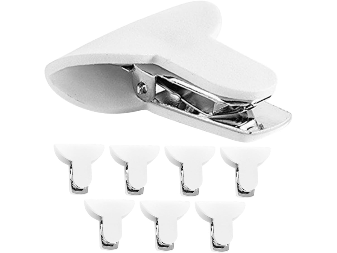 Conjunto de 8 Prendedores Acolchoados para Edredom, Antiderrapantes, Feitos Metal e Espuma, Fáceis CHABERLU