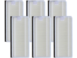 Kit Com 6 Filtros Laváveis Para Aspirador De Pó Lefant M1 U180 T700,
