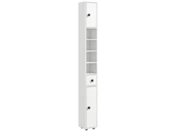Armário de Banheiro BTFORUS com 4 prateleiras, gaveta, MDF, branco