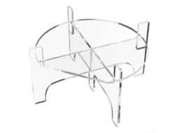 Suporte Grande Para Dispensador De Bebidas Em Acrílico Transparente, Ideal Para Festas E Cozinha, Suporta Até 13,6 Kg (30 Libras).