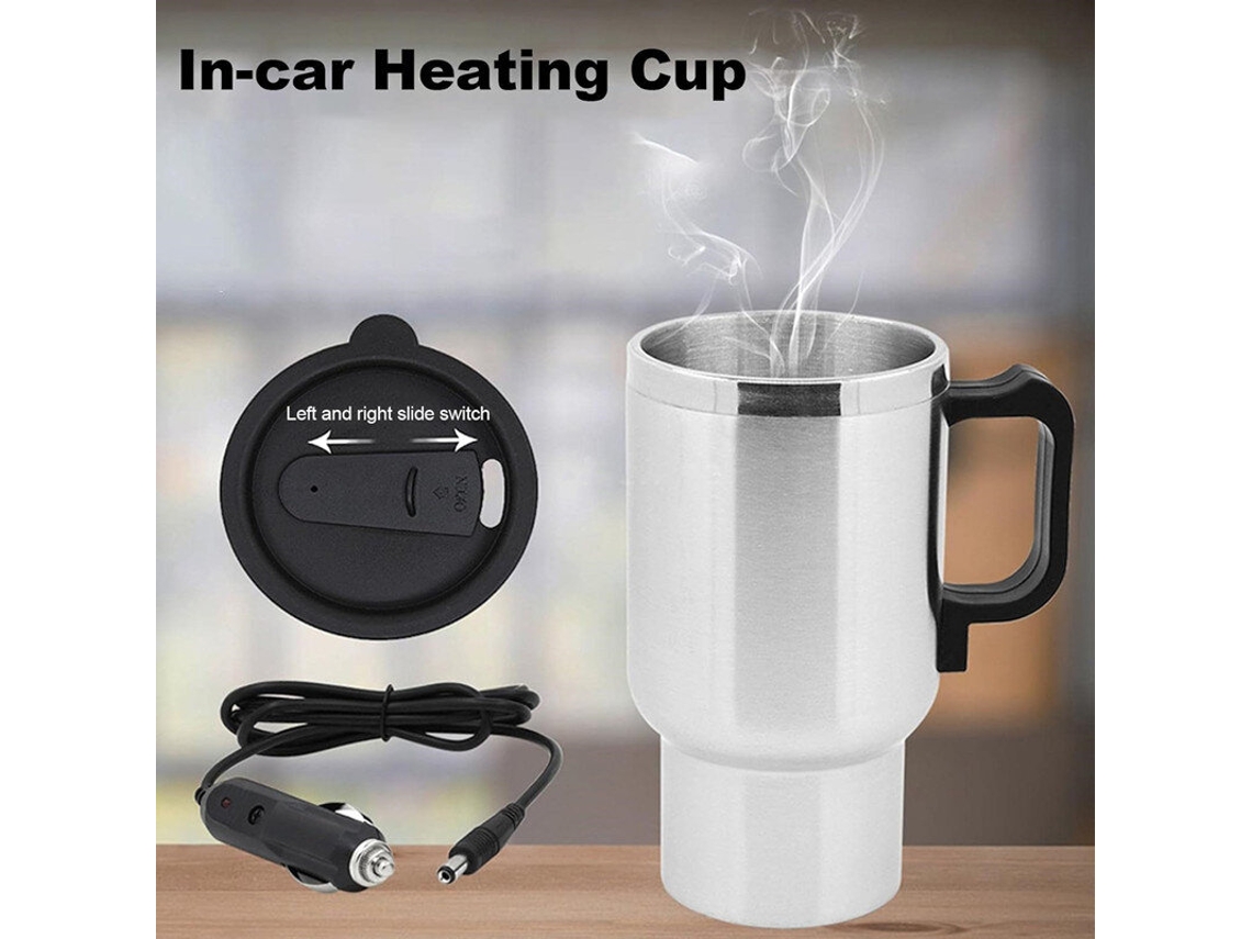 Chaleira Elétrica Portátil Sliveripree Para Carro Camping 12v 450ml Aquecedor De Água Para Chá E Café Ideal Para Viagens E Uso Em Carros E Caminhões
