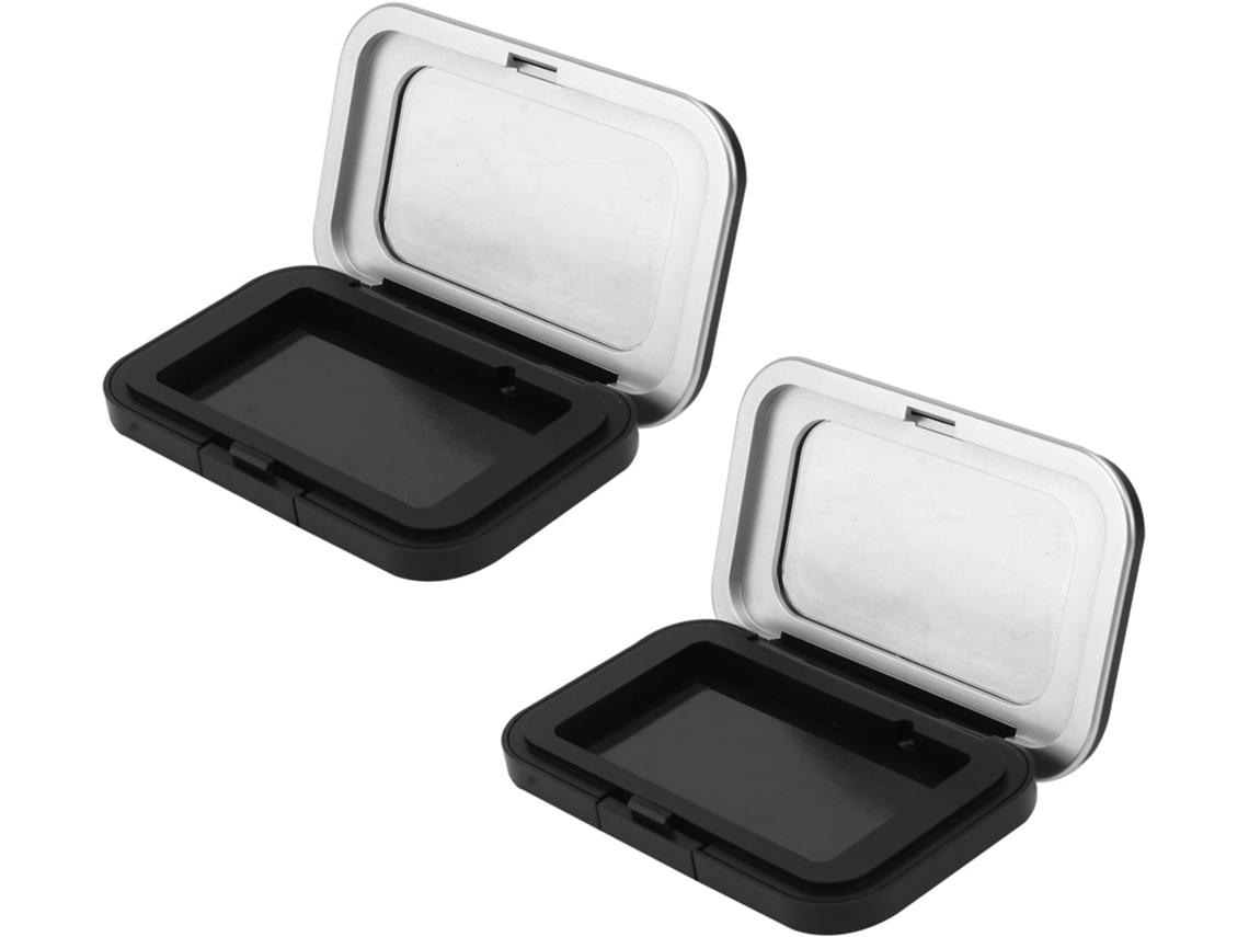 De 2 Caixas Plásticas Para Guardar Cosméticos, Ideais Para Sombras.
