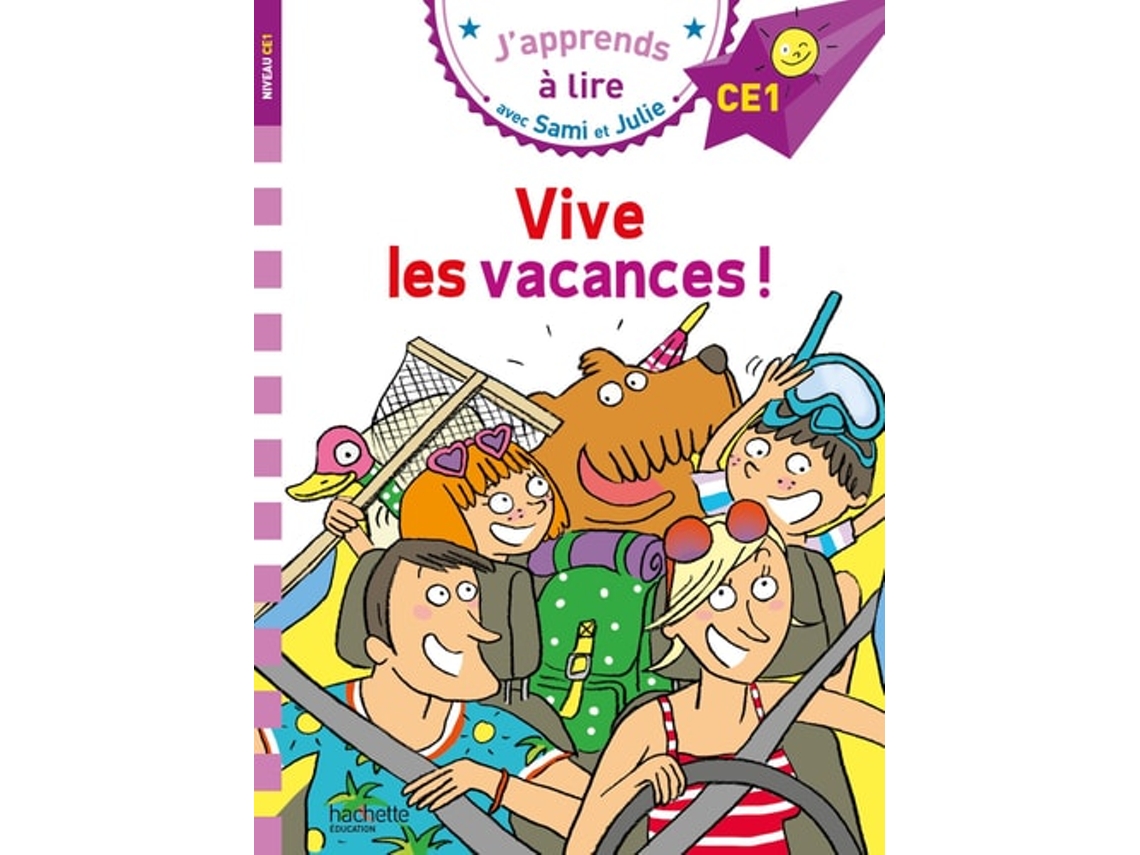 Livro Apprends A Lire Avec Sami Et Julie - Niveau Ce1 - Vive Les Vacances ! De Emmanuelle Massonaud (francês)