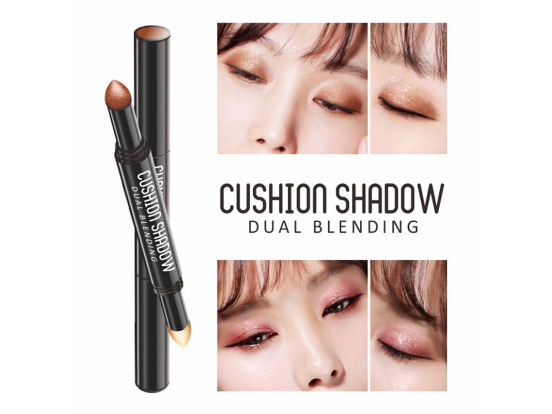 Paleta De Sombras De Ojos Con Brillo Bicolor En Barra Para Maquillaje De Ojos