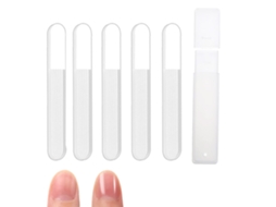 5 Peças de Lixa em Vidro Cristal Polidor para Unhas Naturais NEVEANCE