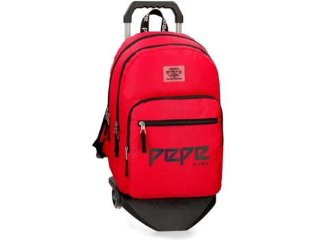 Mochila com Rodas  Osset Vermelho (31x46x15cm)