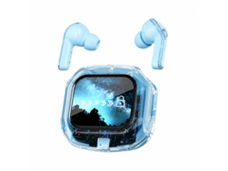 FONE BLUETOOTH Azul Tela LCD Táctil 20+ Idiomas Áudio Hifi YANYXR