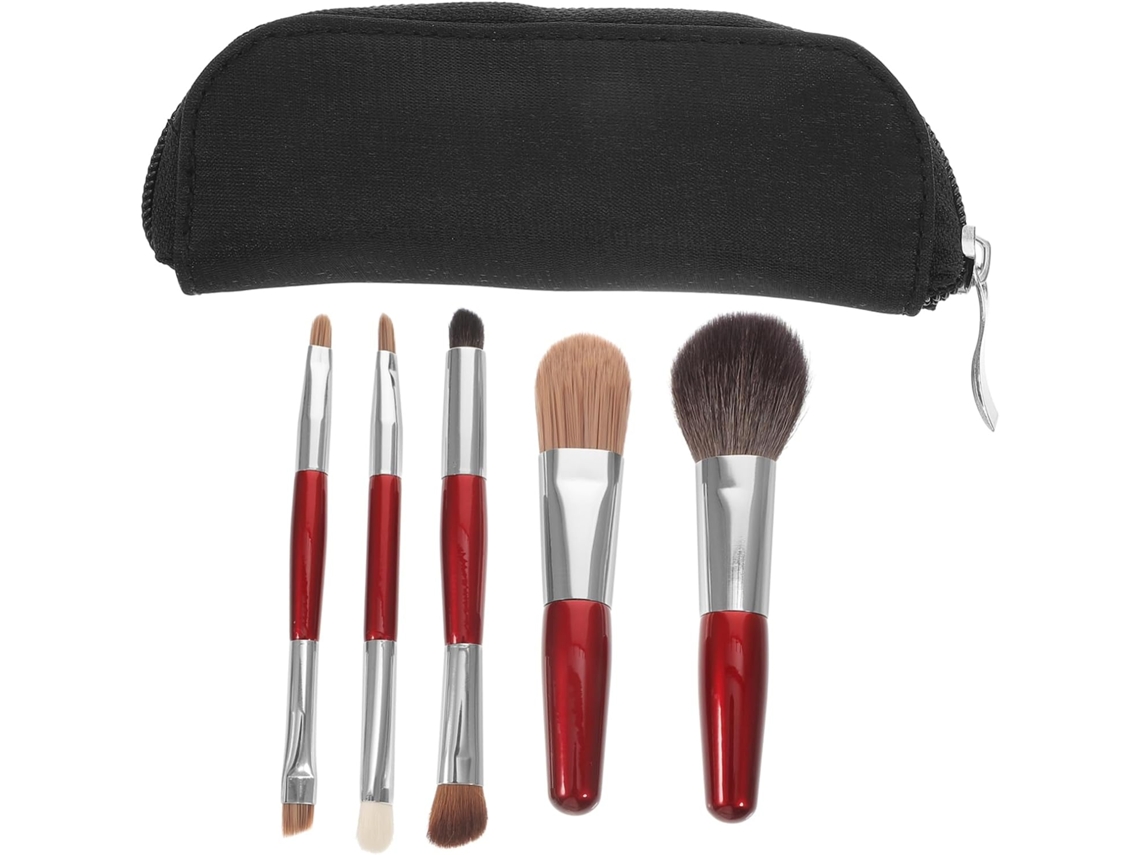 Pincel de Maquiagem para Rosto, Cosméticos e Blush, Acessório de Beleza Multifuncional para Meninas CHABERLU