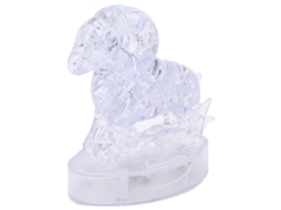 Quebra-cabeça de cristal Walshlxq Constelações 3D com decoração de luz LED (Áries)