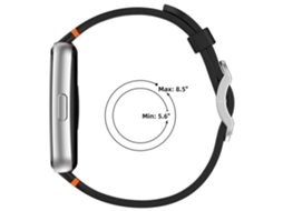 Pulseira para Huawei Band 11 e Band 11 Pro, Perfurada e Costurada com Fivela Retangular CHABERLU