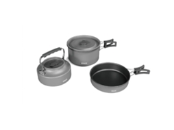 Kit de Panelas de Camping para Outdoor Mochilismo e Hiking