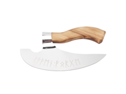 Adaga De Pizza Viking Aço Inoxidável Com Cesto De Pinho