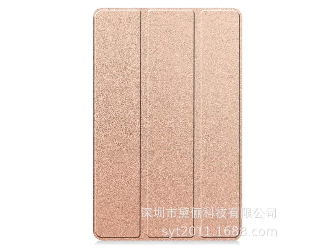 Capa Dobrável Em Três Partes/capa Planaouro Rosa Lenovo Tab M10 5g 2023 10,6 Polegadas Yunzii