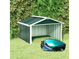 Vidaxl Abrigo Para Corta-relva 92x97x63 Cm Aço Galvanizado Verde