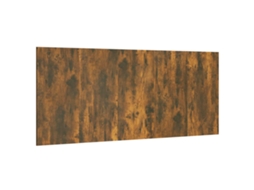 Cabeceira Cama Derivados Madeira Carvalho Fumado MAISON EXCLUSIVE 200x1,5x80 cm