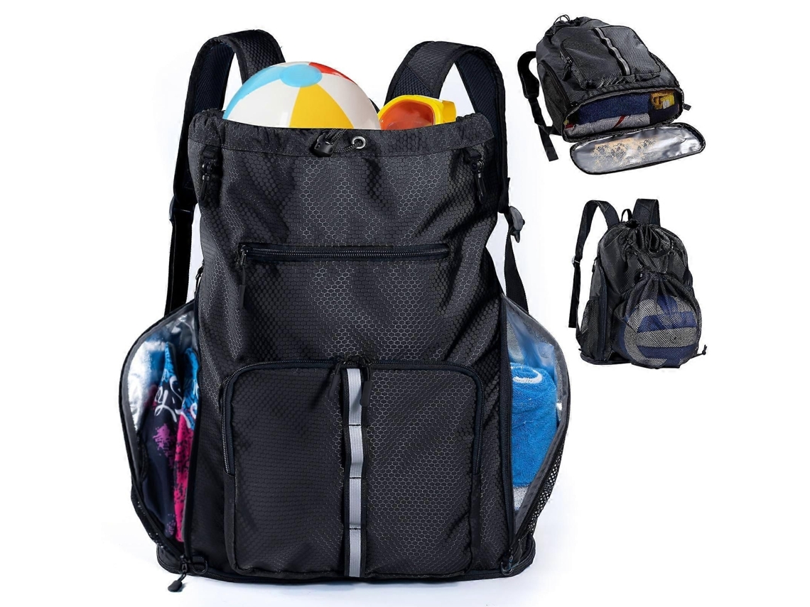 Mochila Para Laptop 15,6 Polegadas, Com Vários Compartimentos Elysve