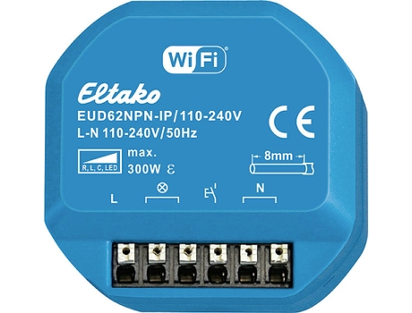 Elt Eud62npn Ipm/110 240v Universal Dimmaktor Ipüber Wi Fi Bis 300w Eltako (30062007)