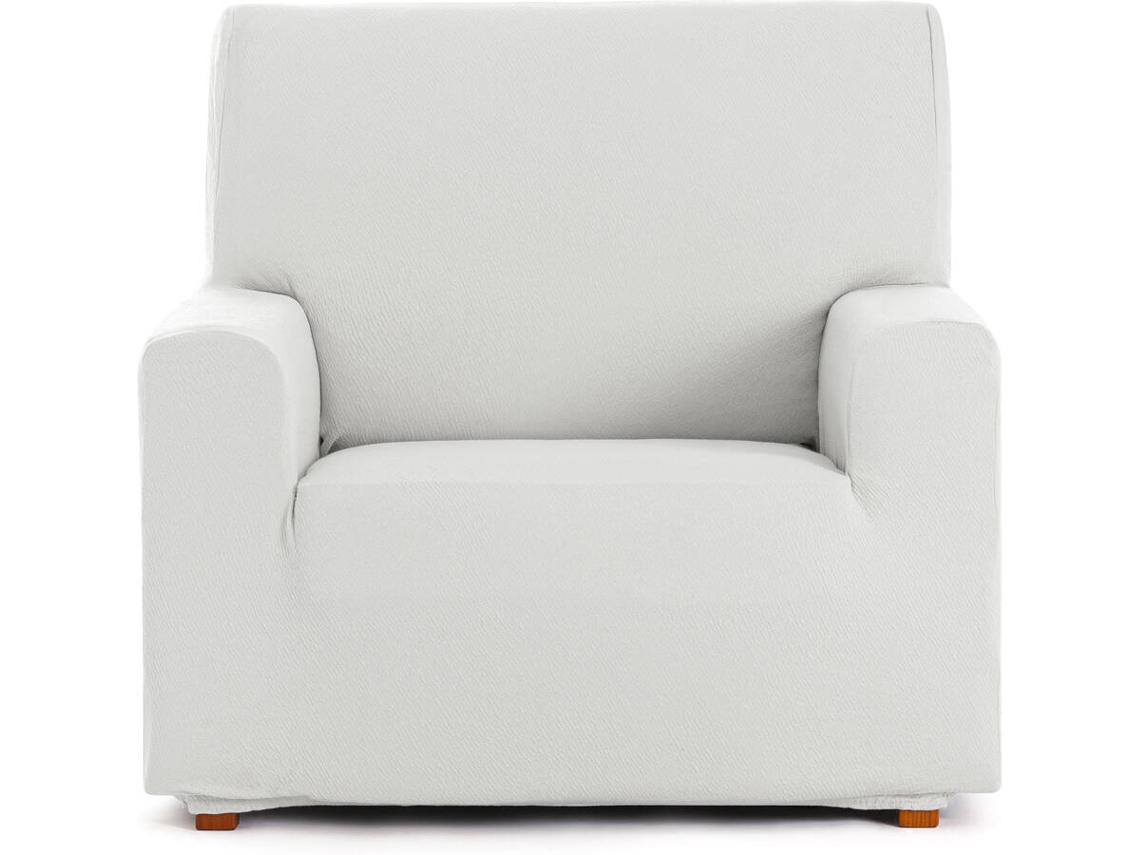 Capa de Poltrona EYSA Premium Bronx Tecido Multielástico (110 x 70 x 110 cm - Poliéster - Blanco)