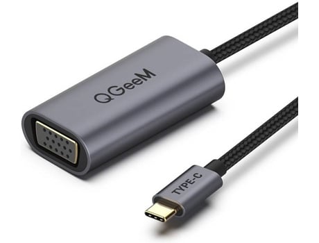 Adaptador QGEEM UA07 (USB-C - 0.1 m - Cinzento)