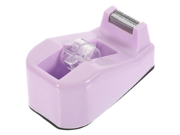 Dispensador de Fita Adesiva para Escritório Violeta, Dispensador de Fita Adesiva de Mesa para Uso Portátil, 1 Unidade GOKOCO