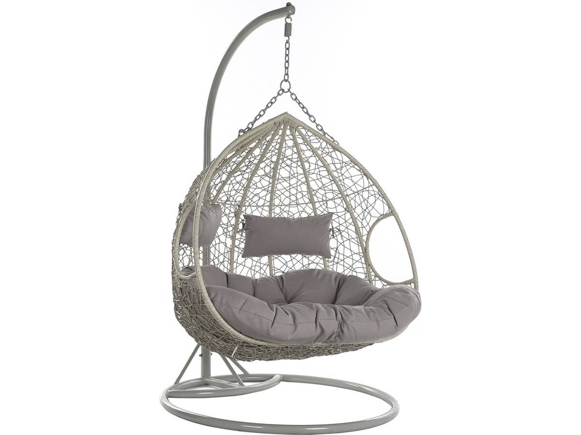 Poltrona de Exterior DKD HOME DECOR (Poliéster - 80 x 133 x 110 cm - Cinzento)