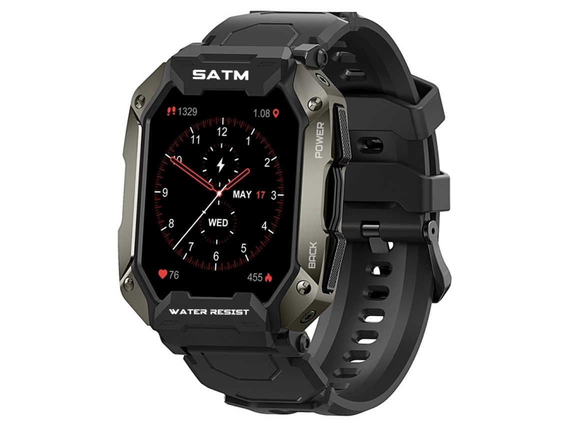 Smartwatch Bluetooth À Prova D'água Para Uso Externo (preto)