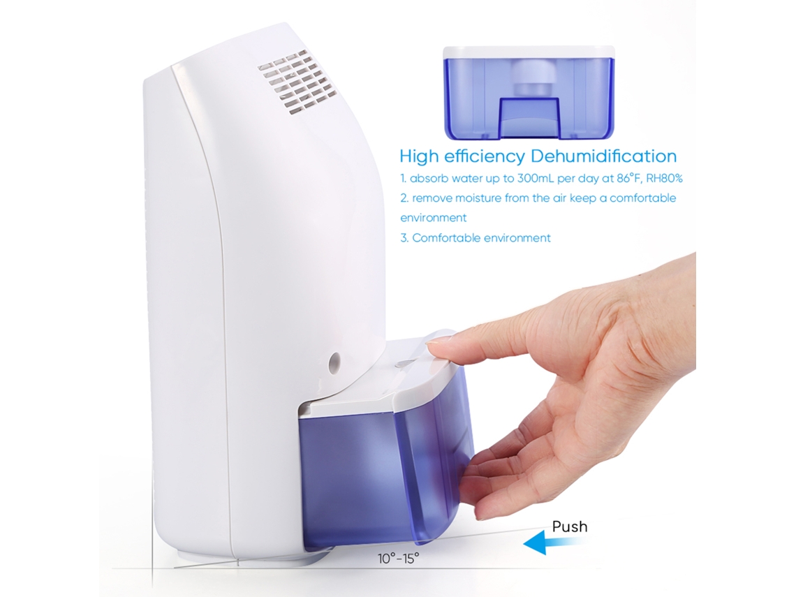 Desumidificador Doméstico Laxiscreed, Silencioso E Compacto, 700ml, Perfeito Para Quartos Com Tomada Uk 100-240v