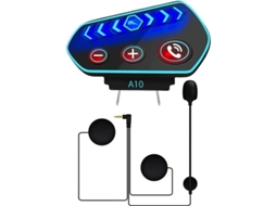 Fone De Ouvido Bluetooth Para Capacete De Motocicleta Bluetooth Para Capacete V5.0 160 Horas De Condução À Prova Dágua/mãos Livres/música Yizhood