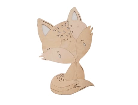 Decoração De Parede Raposa M