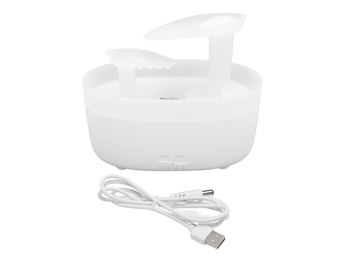Humidificador portátil de secretária com grande nebulização e efeito água para casa e quarto LAXISCREED