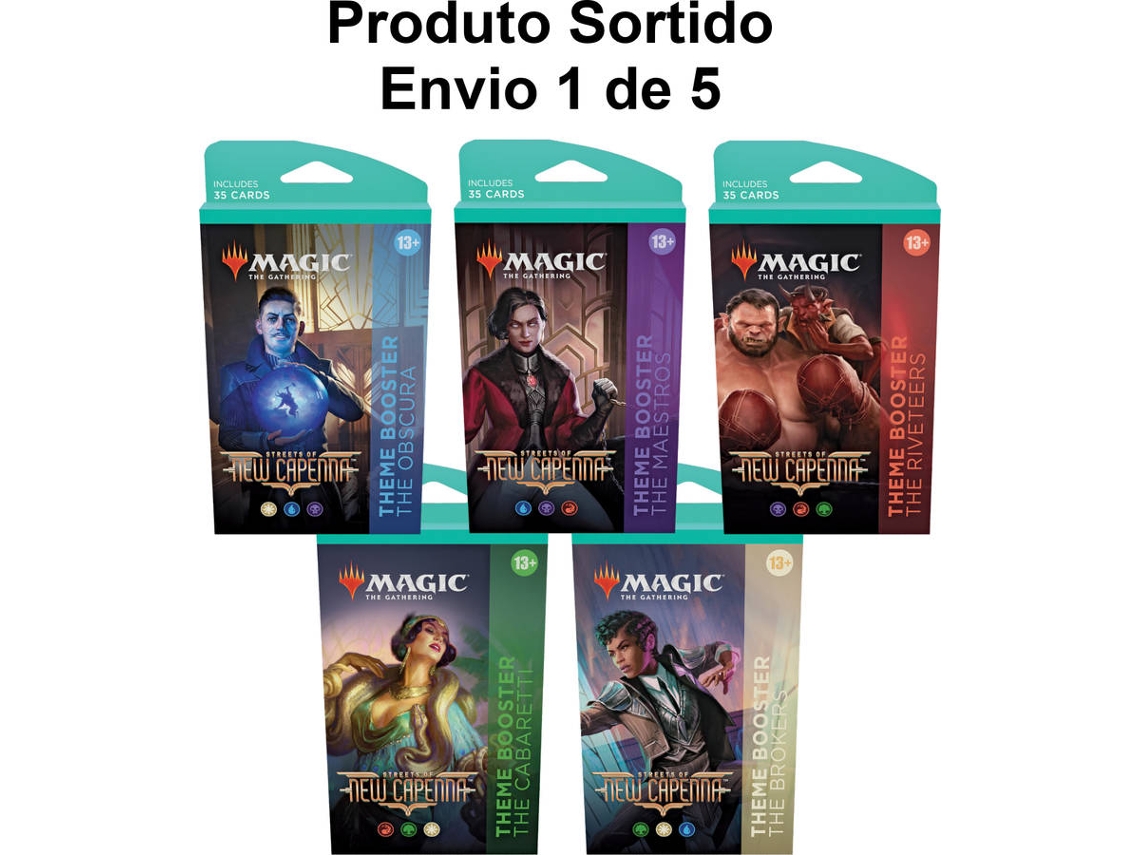 Jogo de Cartas WIZARDS OF THE COAST MTG Streets of New Capenna Theme Booster (Idade Mínima: 14 Anos - Nível de Dificuldade: Intermédio)