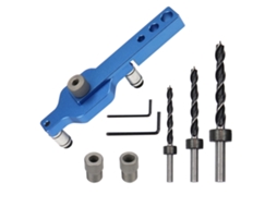 Kit de furadeira com localizador auto centrado 3 em 1 para carpintaria DIY 6/8/10mm S/MARCA