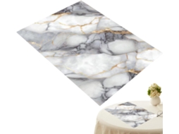 Padrão De Mármore Resistente Ao Calor, Fácil De Limpar | Decoração Para Mesa De Cozinha
