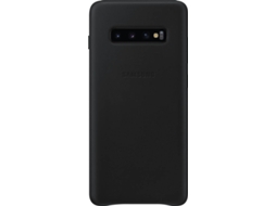 Capa SAMSUNG Galaxy S10+ Leather Cover Preto