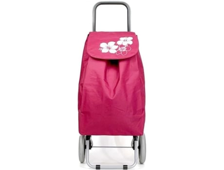 Carrinho de compras dobrável de 44 litros, rodas para subir escadas, carrinho de mercado, bolso com fecho. (Vermelho)