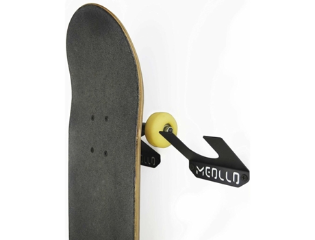 Suporte de parede para skateboard MEOLLO Preto