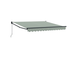 Conjunto 1 Toldo Externo Vidaxl Verde Poliéster (300 X 250 X 165 Cm)