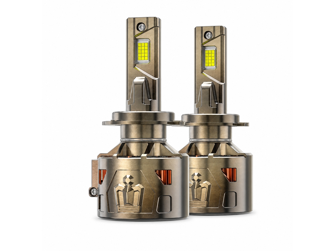 Lâmpadas Led Para Farol Automóvel 9007 330 W, Cor Bronze Galvanizado, Redsea