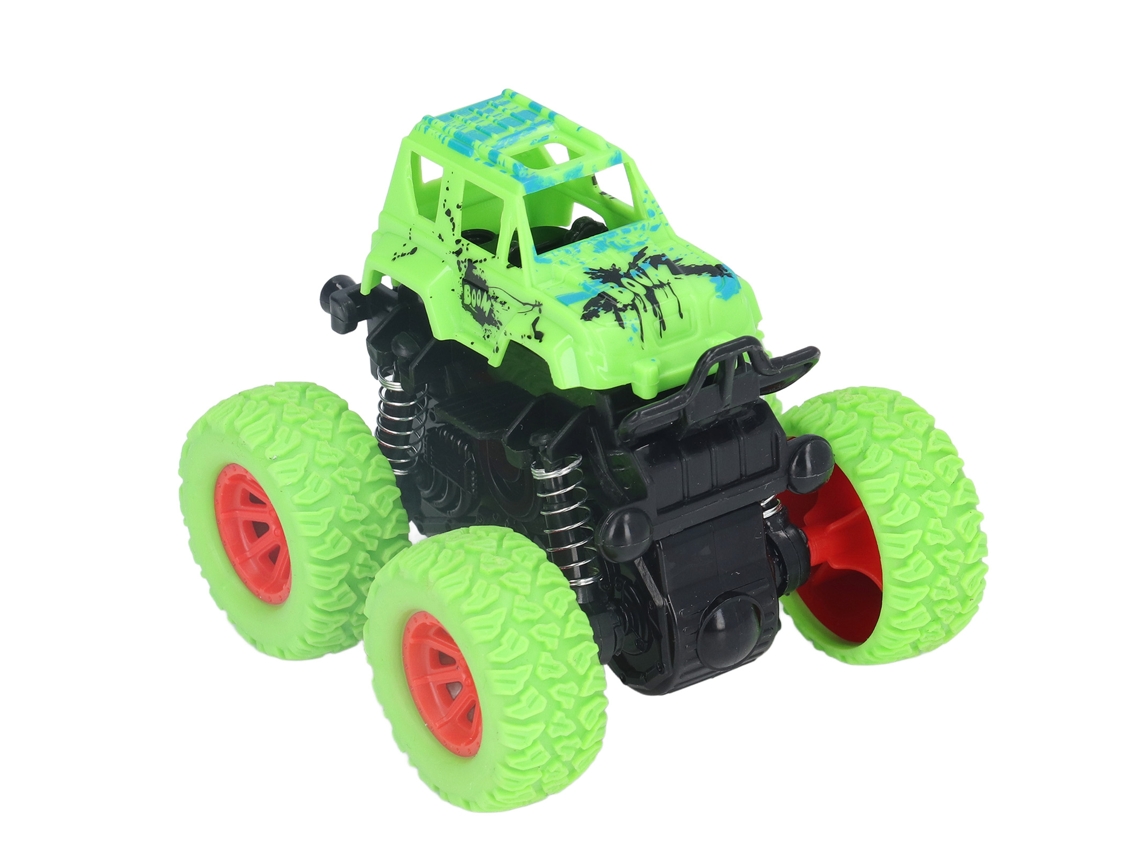 Brinquedo Veículo Todo-Terreno Inercial com Tração nas 4 Rodas, Carro de Brinquedo Inercial 4x4