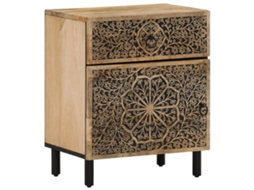 Bedside Cabinet, Bedside Cabinets Vidaxl Marrom Madeira