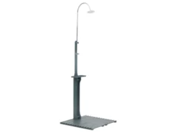 Vidaxl Chuveiro De Jardim Madeira Antracite