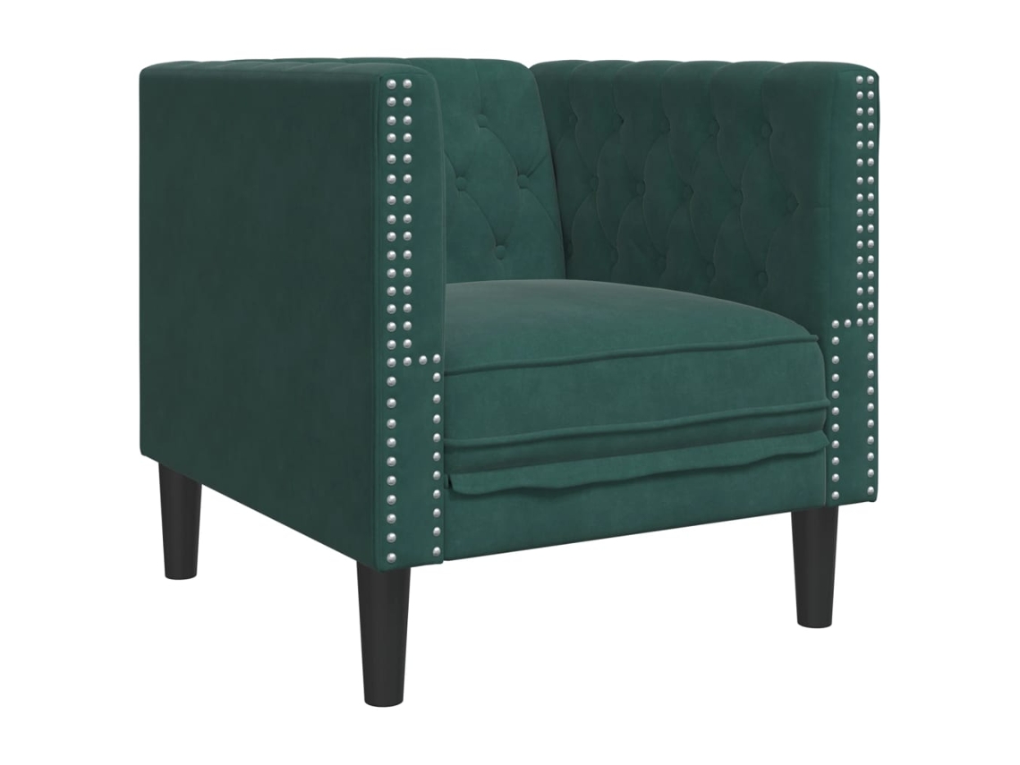 Chesterfield Sofa Chair, Chesterfield Sofa Chairs Vidaxl Verde Veludo (n/a)