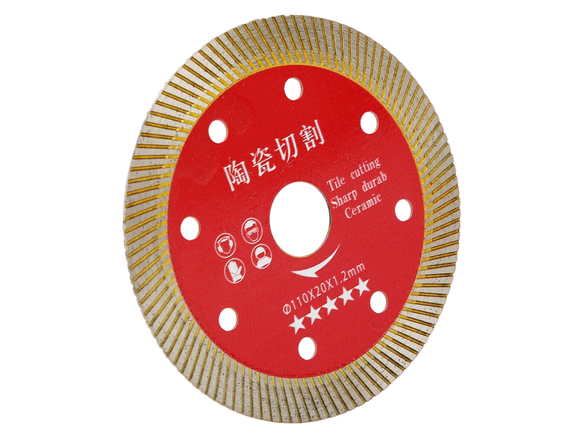 Disco de corte diamantado para cerâmica, lâmina de serra para esmerilhadeira angular, polimento de porcelana.