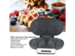 Máquina de Waffles 3 em 1 com Controle de Temperatura Ajustável e Tampas Antiaderentes LAXISCREED