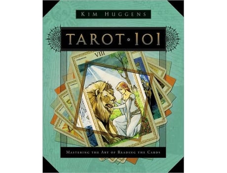Livro tarot 101: mastering the art of reading the cards de kim huggens (inglês)